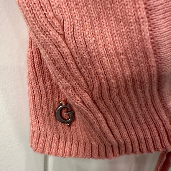 Guess Marie LS Open Back Sweater Small Pink Sweater S NWT - Picture 4 of 6